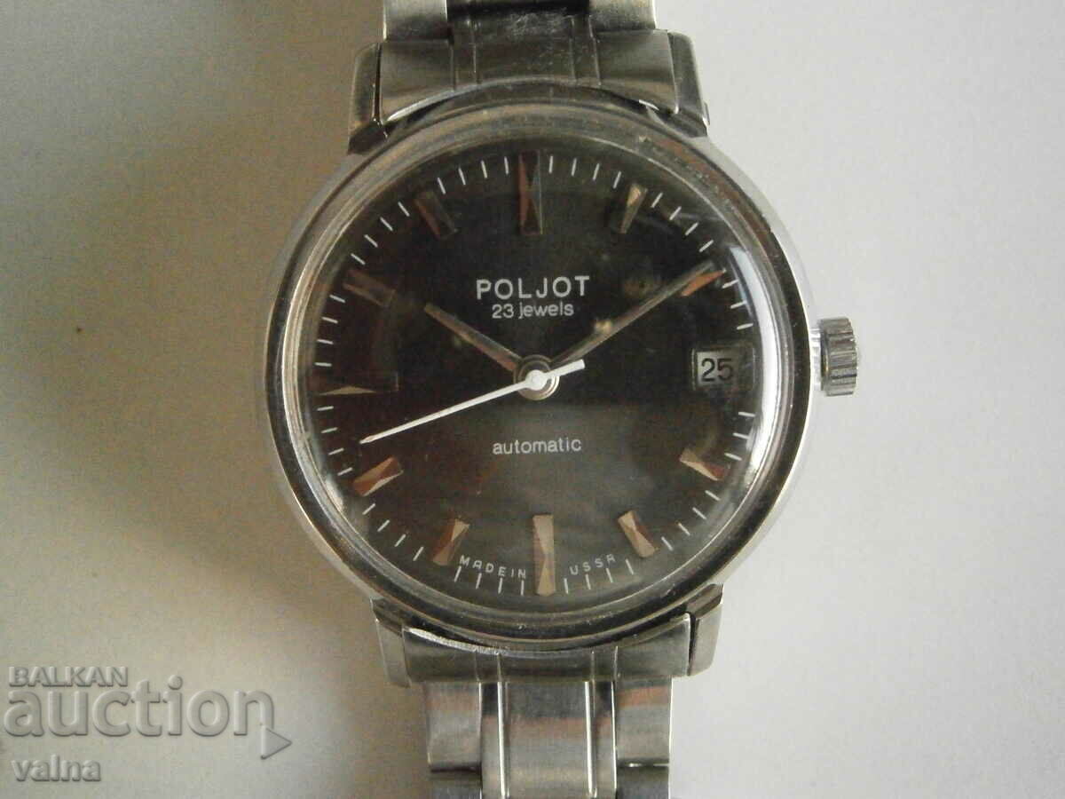 POLJOT automatic, 23 jewels, made in USSR, case 35mm, TOP!