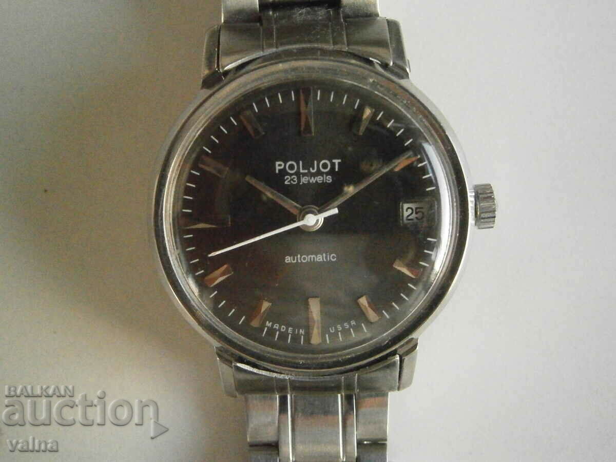 POLJOT automatic, 23 jewels, made in USSR, case 35mm, TOP!