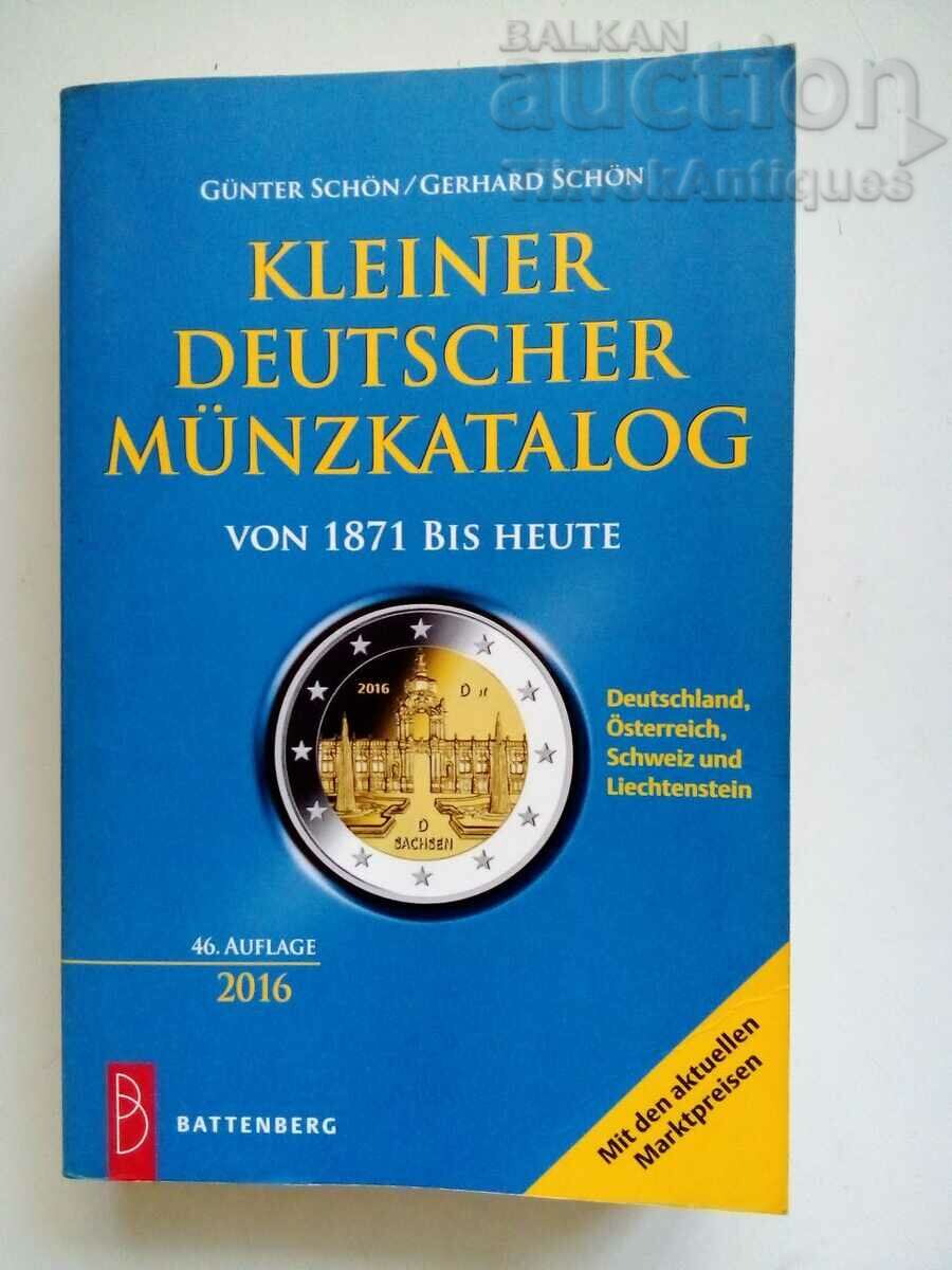 Un catalog de buzunar al banilor germani din 1871 până în prezent