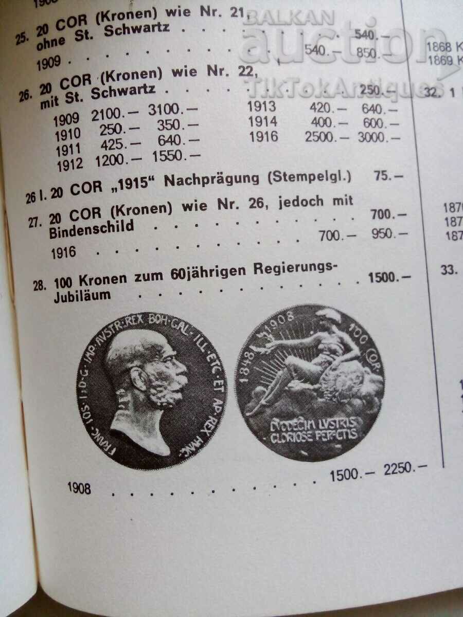 Catalog of the coins of Austria (1792 - 1974) with price 15.00 BGN | € 7.67 Catalog of the coins of Austria (1792 - 1974) with price 15.00 BGN | € 7.67