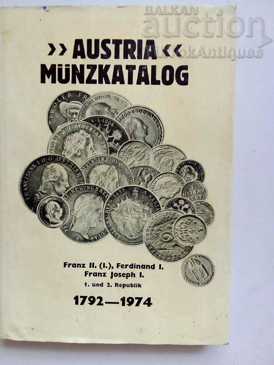 Catalogul monedelor Austriei (1792 - 1974)