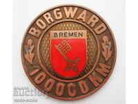 Old plate emblem car retro touring club Germany