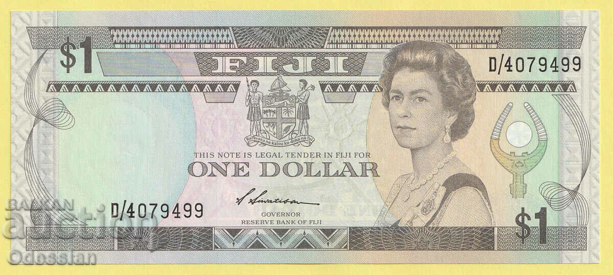 Fiji • 1 USD • ND (1987-1988)