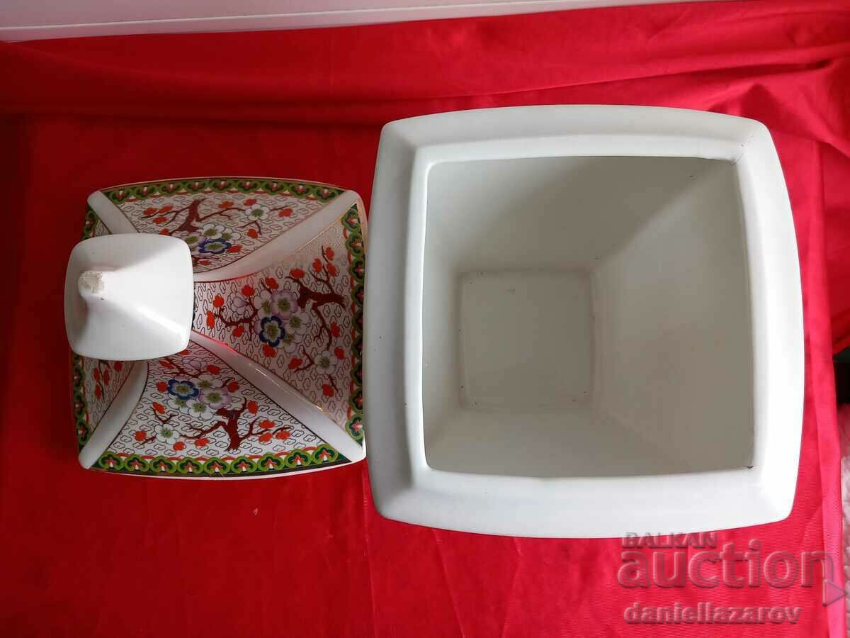 Old Large Chinese Urn, Dish Vase, Marked! - 5 Old Large Chinese Urn, Dish Vase, Marked! - 5