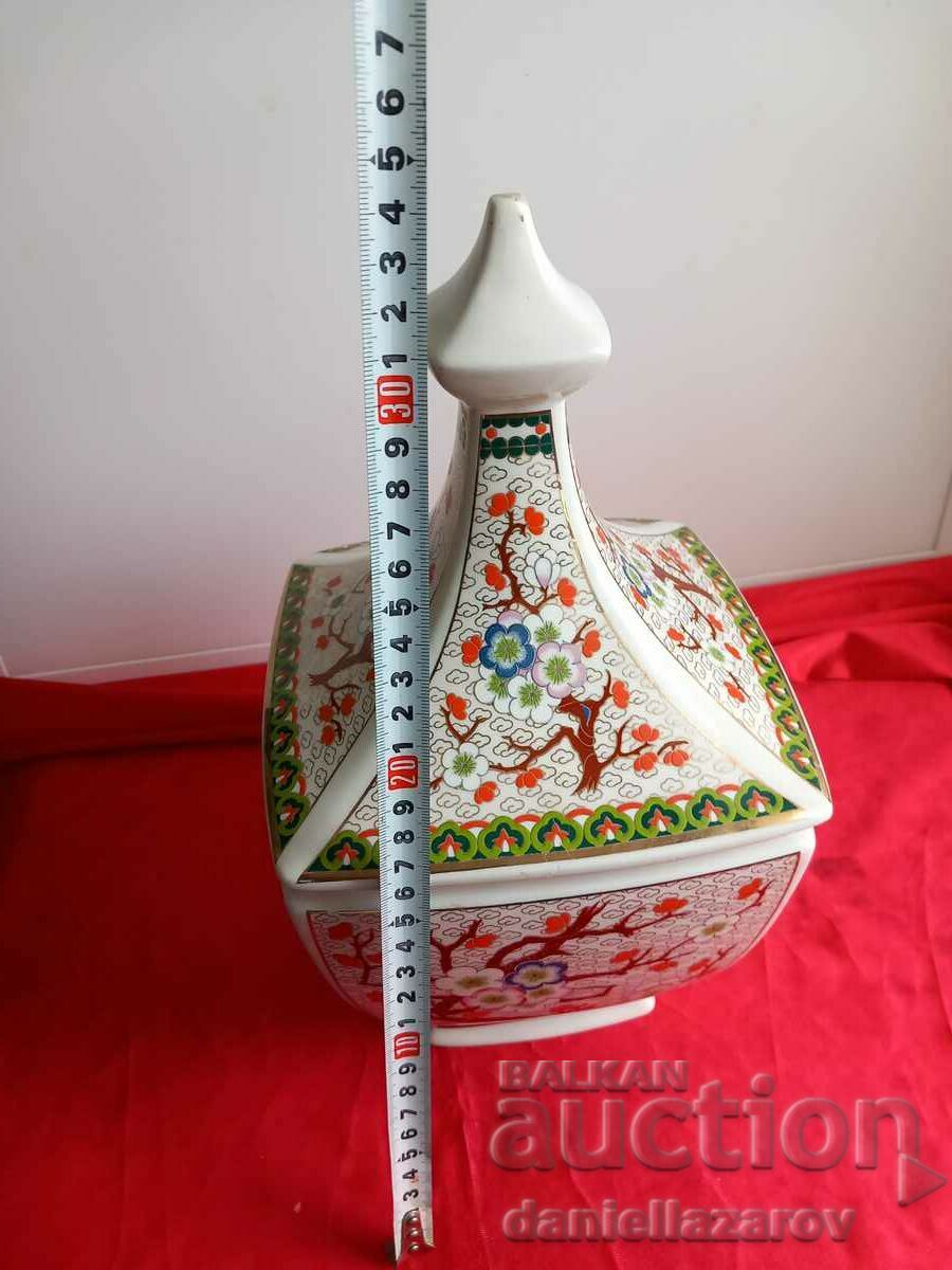 Old Large Chinese Urn, Dish Vase, Marked! - 6 Old Large Chinese Urn, Dish Vase, Marked! - 6