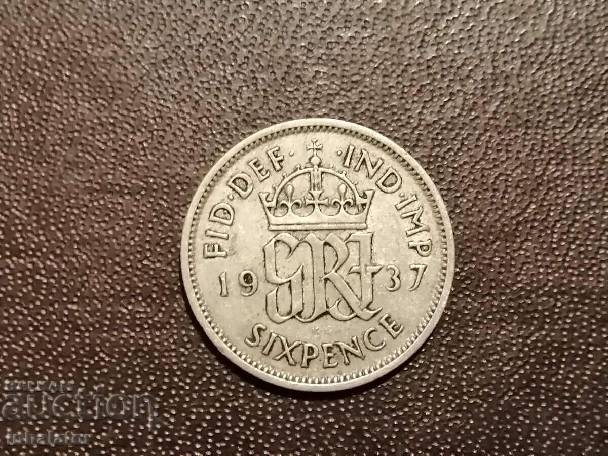 1937 6 pence