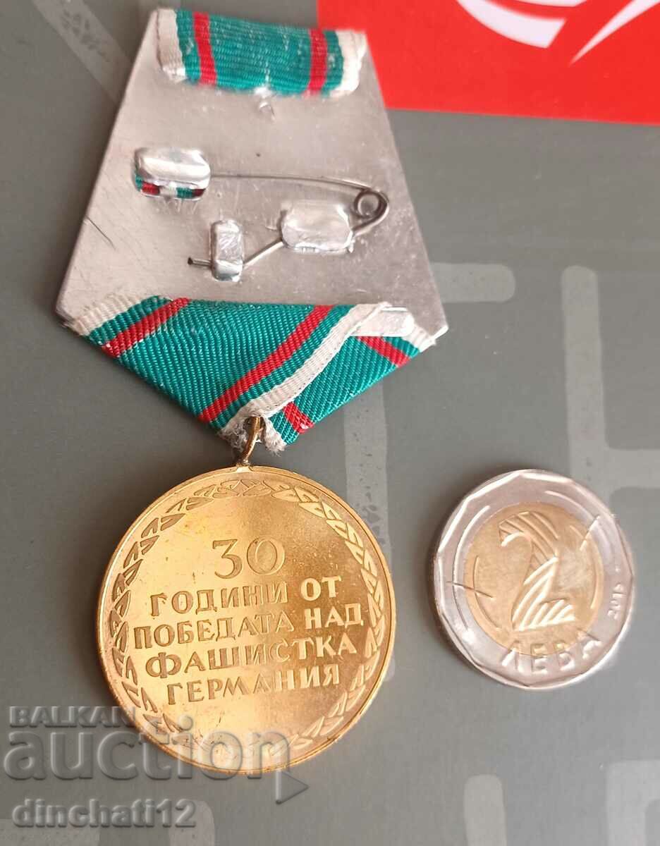 Delivery of Medal. 30 YEARS OF THE VICTORY OVER FASCIST GERMANY