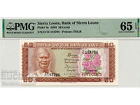 Sierra Leone 1 Leone 1964 Pick 4e PMG 65