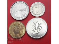 Tokens-lot 4 pieces