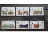 ✅ PURE SERIES OF POSTAGE STAMPS - TRAINS ❗