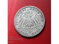 Germany-Prussia-3 Marks 1912