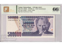 Turkey 500000 Lira 1970 1998 Pick 212 TQG 66