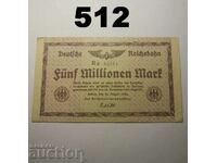 Berlin 5 millionen mark 1923 XF Germany