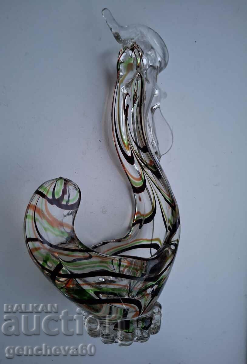 Delivery of Vintage Rooster Murano Style Figure Delivery of Vintage Rooster Murano Style Figure