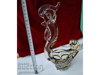 Vintage Rooster Murano Style Figure