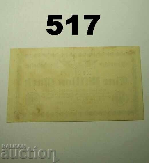 Berlin 1 million mark 1923 XF Germany with price 3.00 BGN | € 1.53 Berlin 1 million mark 1923 XF Germany with price 3.00 BGN | € 1.53