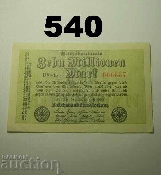 Berlin 10 millionen mark 1923 XF+ 666637