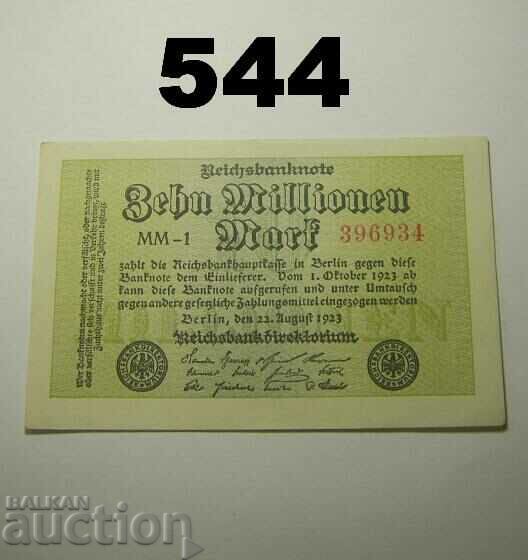 Berlin 10 millionen mark 1923 XF+ Germany