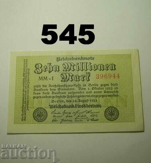 Berlin 10 millionen mark 1923 XF+ Germany