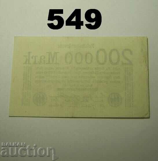 Berlin 200000 mark 1923 VF+ Germany with price 2.00 BGN | € 1.02