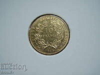 10 Franci 1895 A Franța (10 franka Frantsiya) /1/ - AU (zlato)