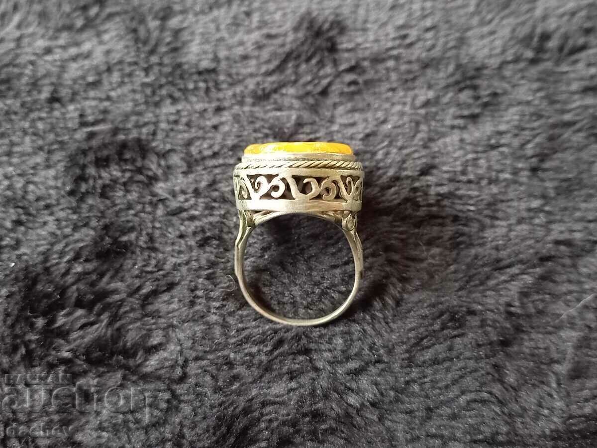 Licitație Inel de uzură Pafta de colecție rar forjat vintage Licitație Inel de uzură Pafta de colecție rar forjat vintage