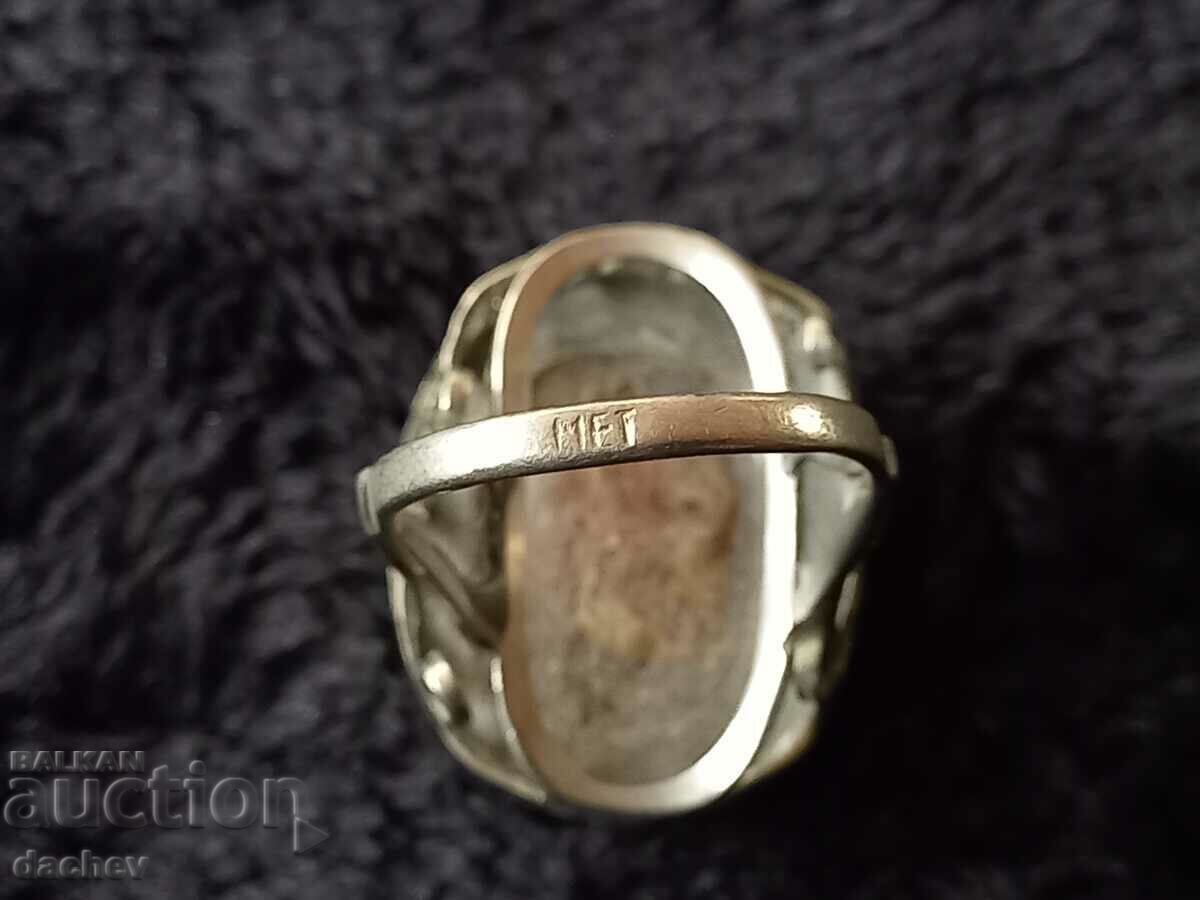 Inel de uzură Pafta de colecție rar forjat vintage - 5 Inel de uzură Pafta de colecție rar forjat vintage - 5