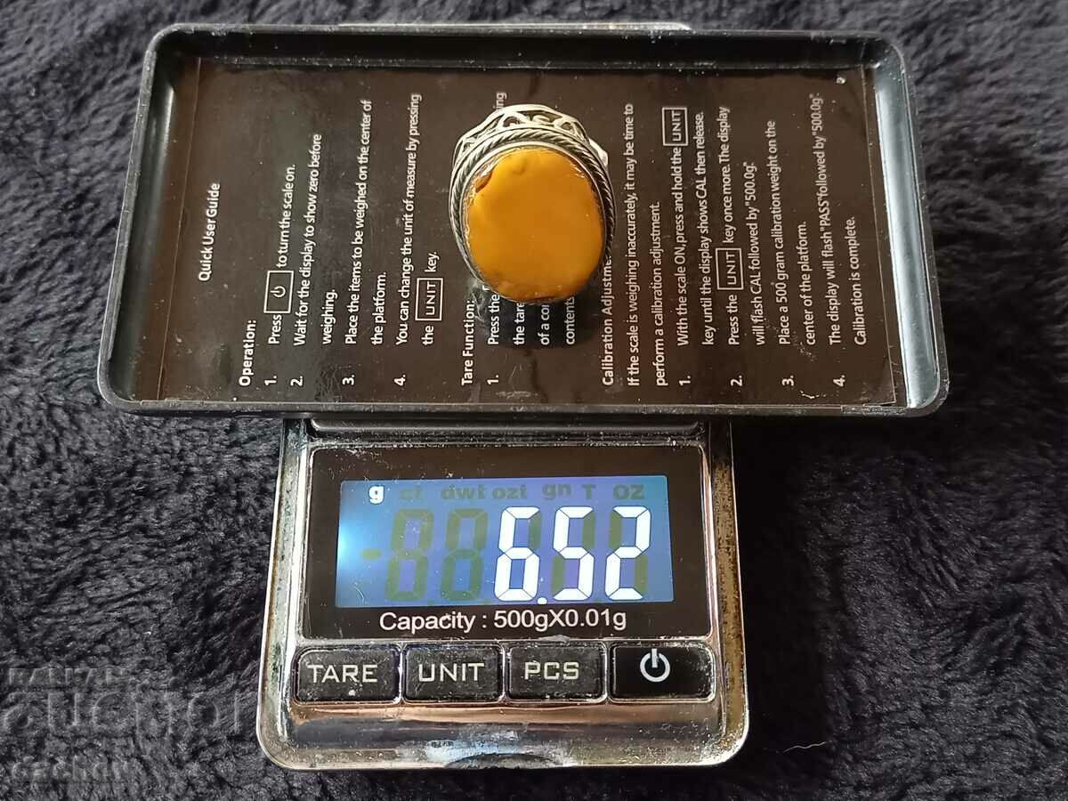 Rare Vintage FORGED Collector's Pafta Wear Ring - 6