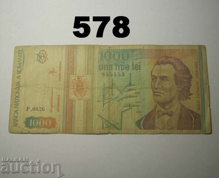 Romania 1000 lei 1993