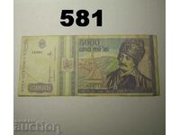 Romania 5000 lei 1993 VF