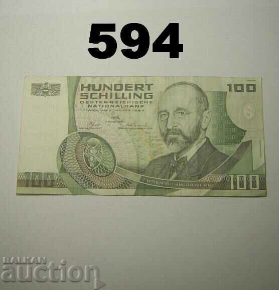 Austria 100 șilingi 1984 VF