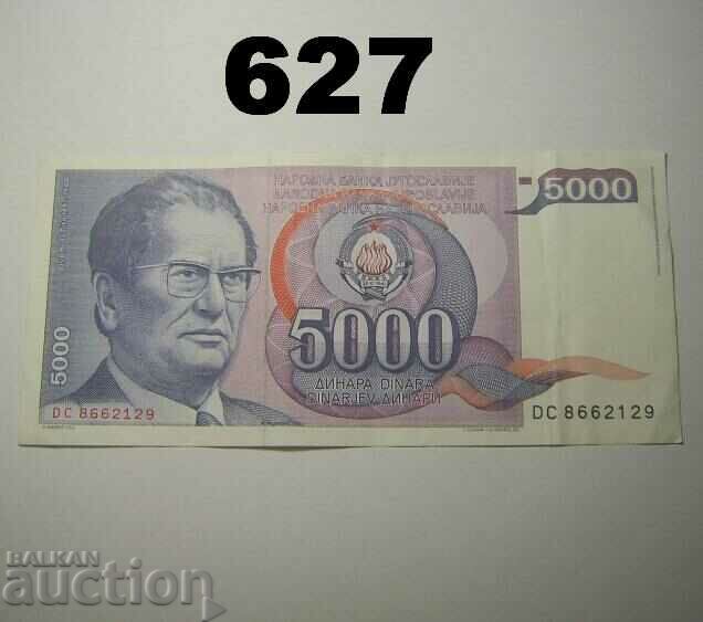 Iugoslavia 5000 dinari 1985 XF