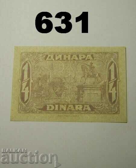 Iugoslavia 25 Para - 1/4 Dinar 1921 UNC