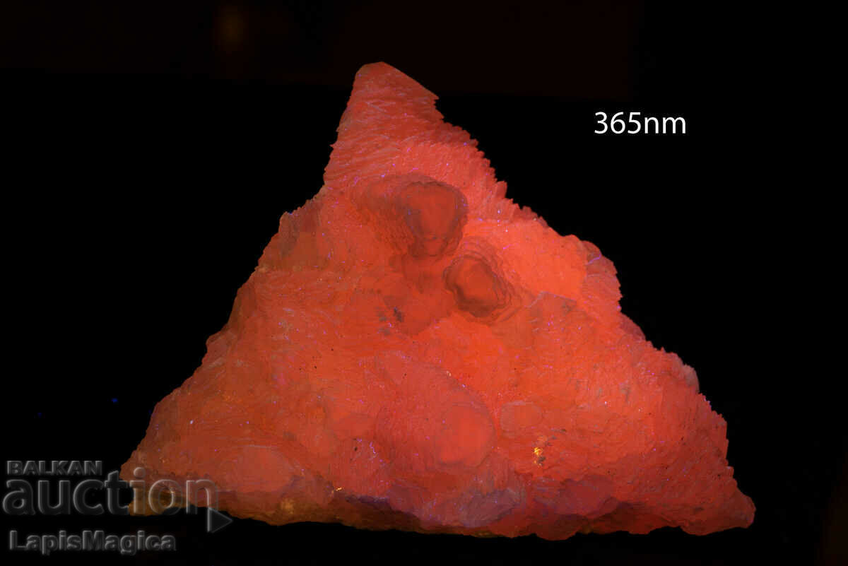 Manganocalcite from Bulgaria 638g fluorescent