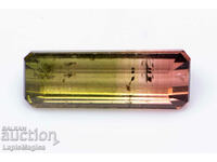 Двуцветен динен турмалин 1.94ct багрта шлифовка