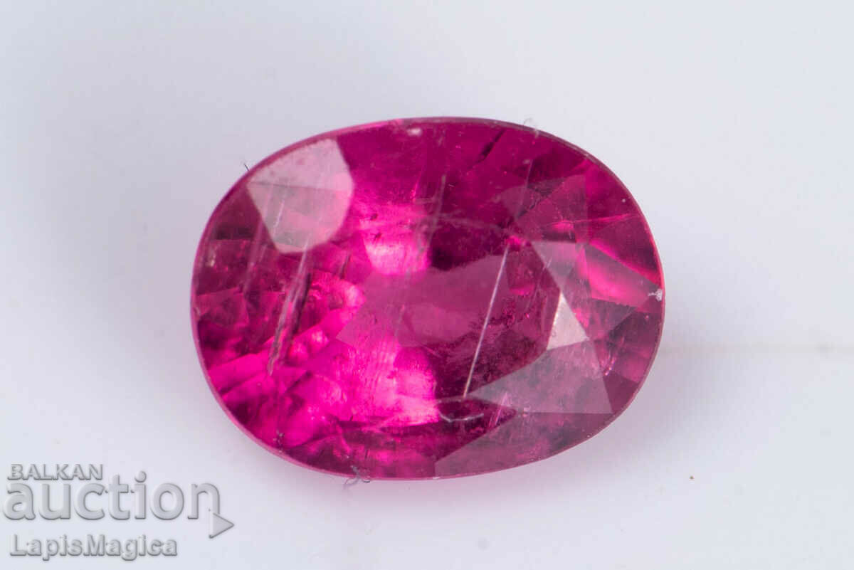 Rubellite Pink Tourmaline 0.49ct Oval Cut