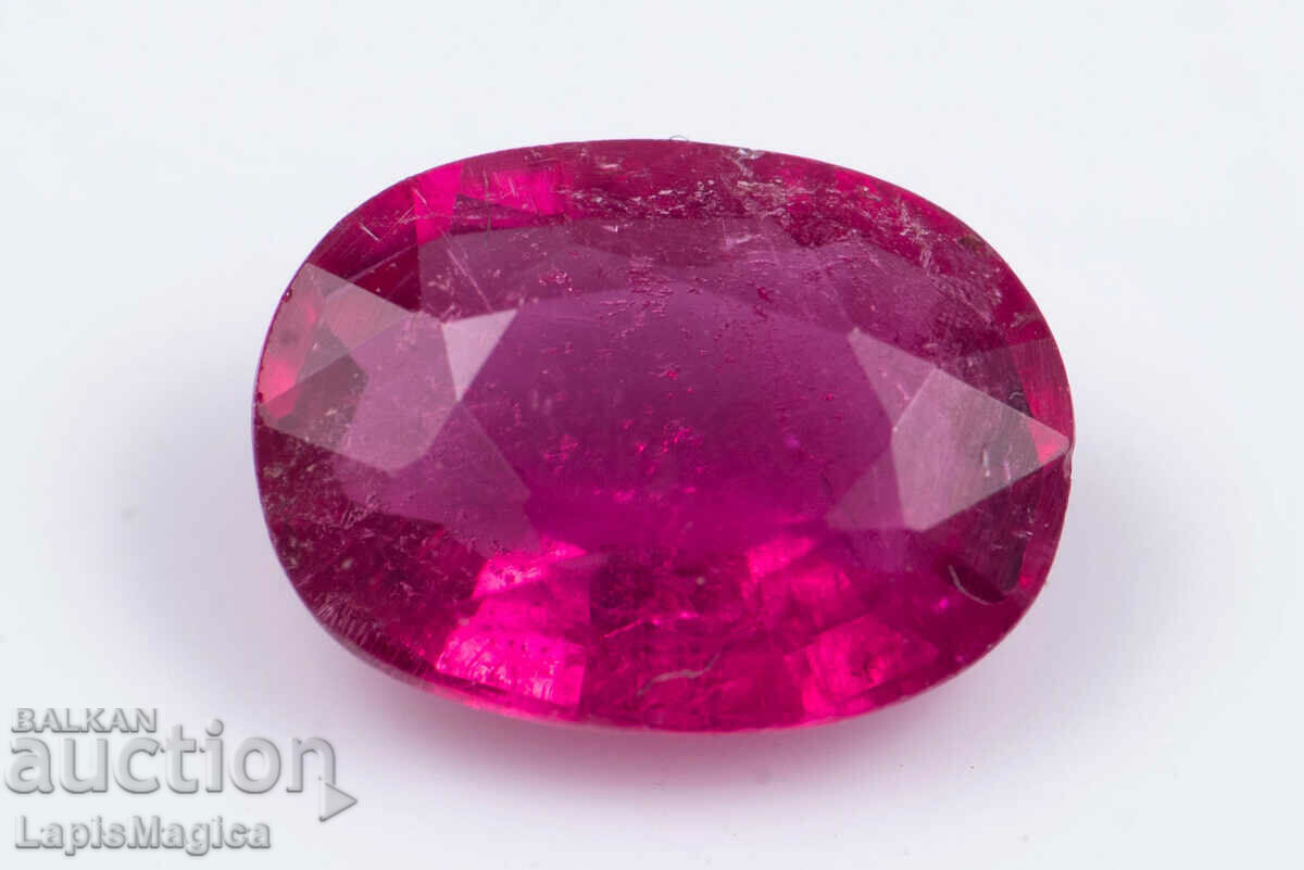 Rubellite Pink Tourmaline 0,78ct Oval Cut