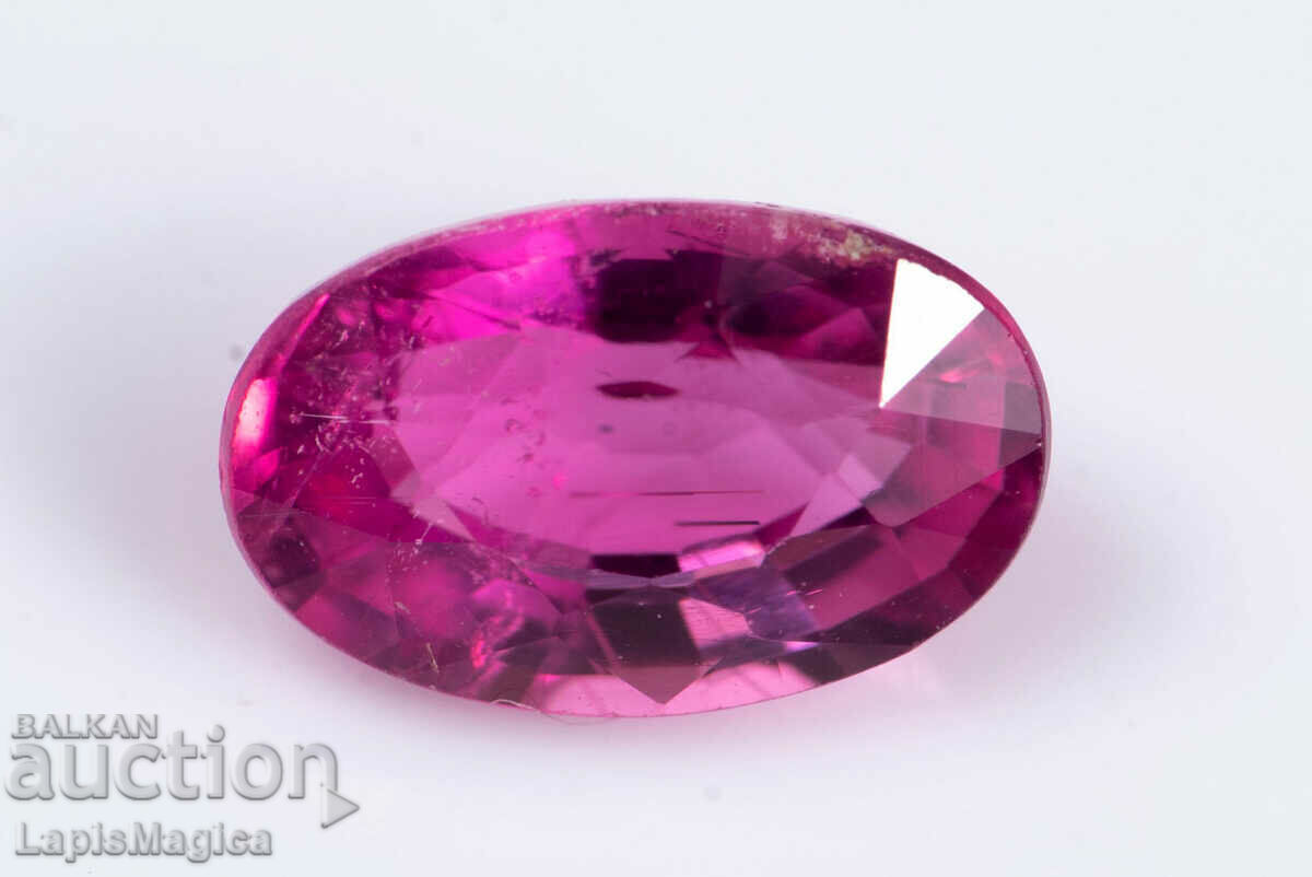 Rubellite Ροζ Τουρμαλίνη 0,82ct Οβάλ Κοπή