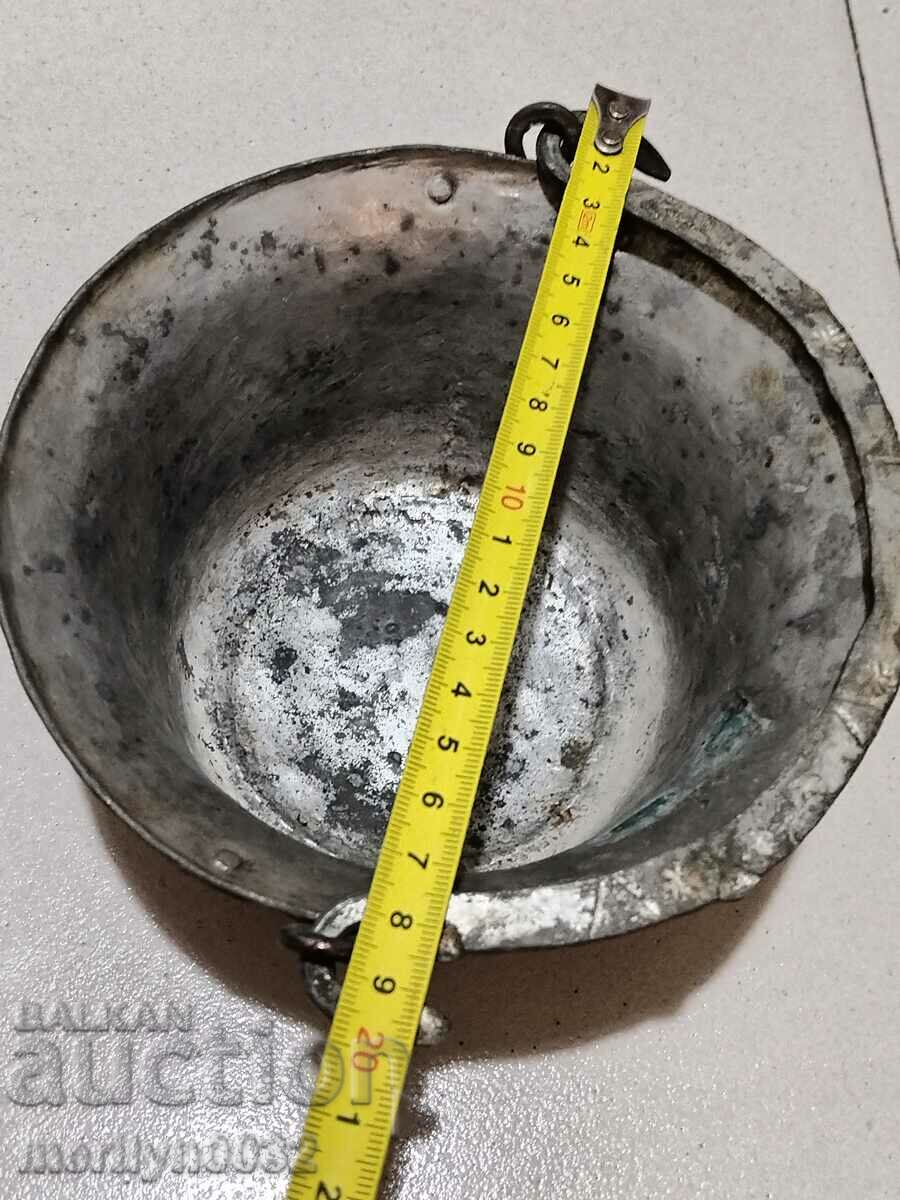 Old copper cauldron copper copper vessel - 5 Old copper cauldron copper copper vessel - 5