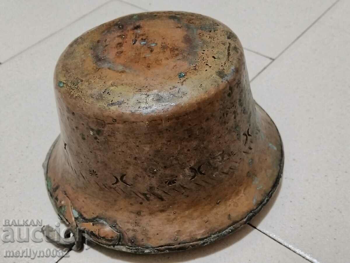 Old copper cauldron copper copper vessel - 6 Old copper cauldron copper copper vessel - 6