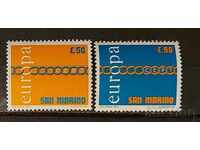 San Marino 1971 Europa CEPT MNH