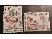 Spain Andorra 1989 Europe CEPT Children MNH