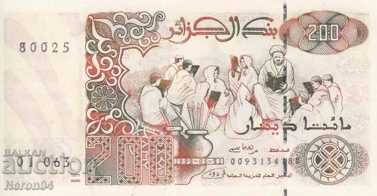 200 dinars 1992, Algeria