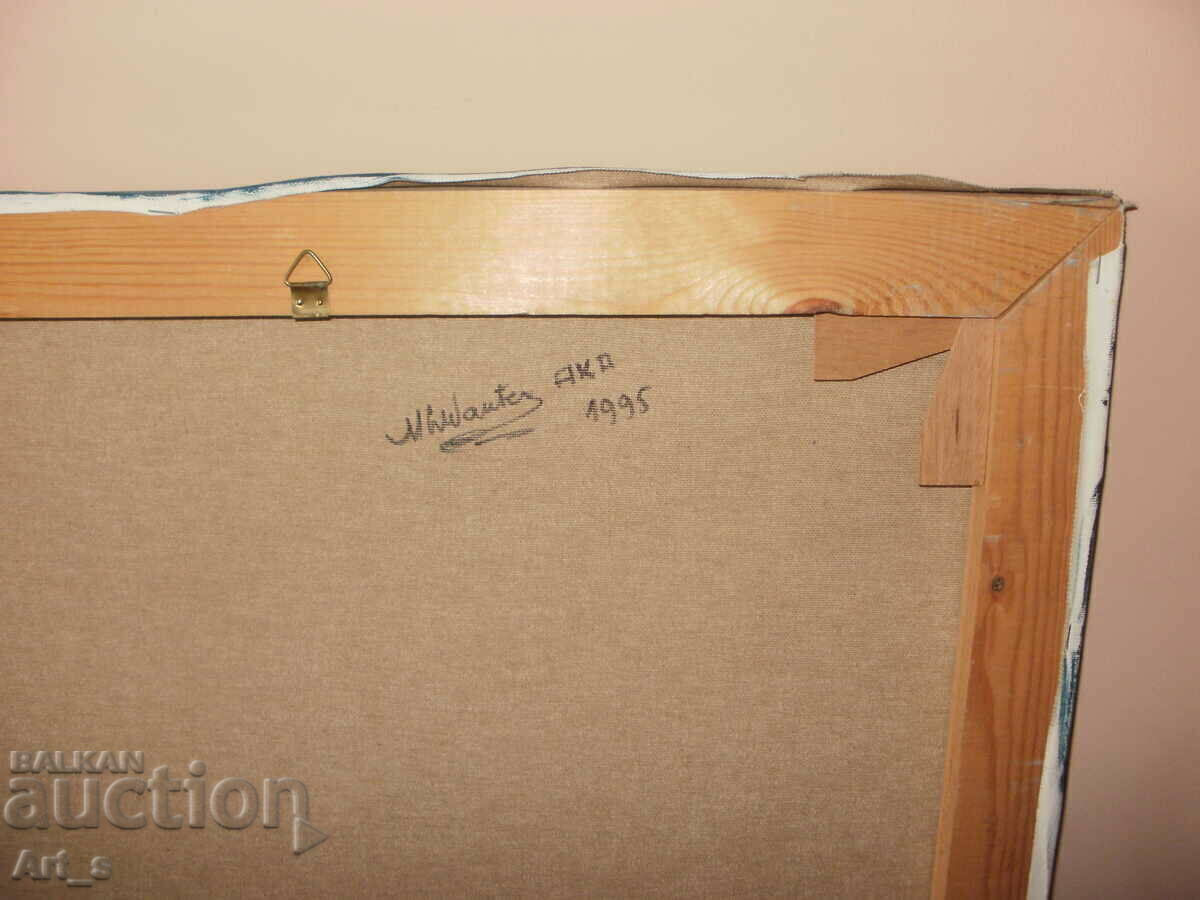 Modern Still Life from 1995 - signed oil on canvas - 5 Modern Still Life from 1995 - signed oil on canvas - 5