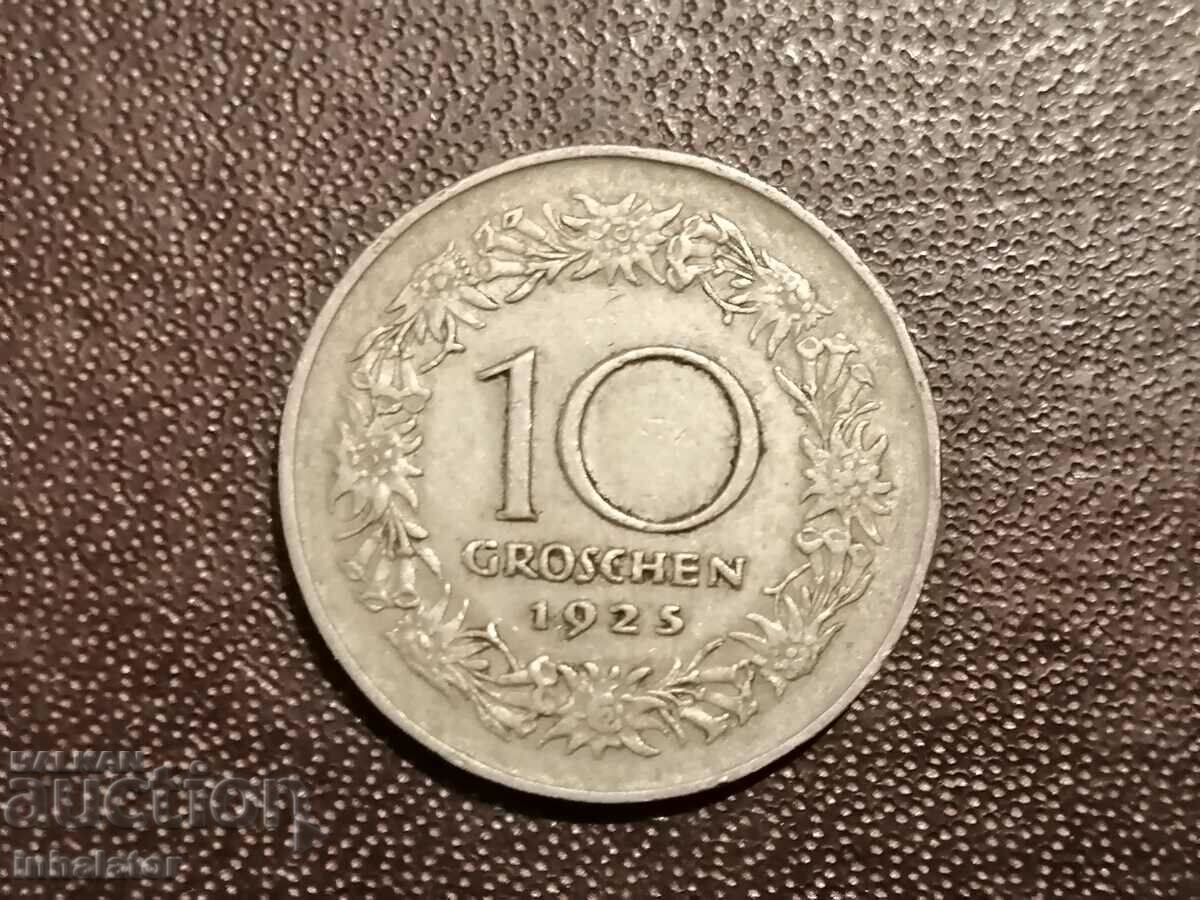 1925 10 Groschen Austria