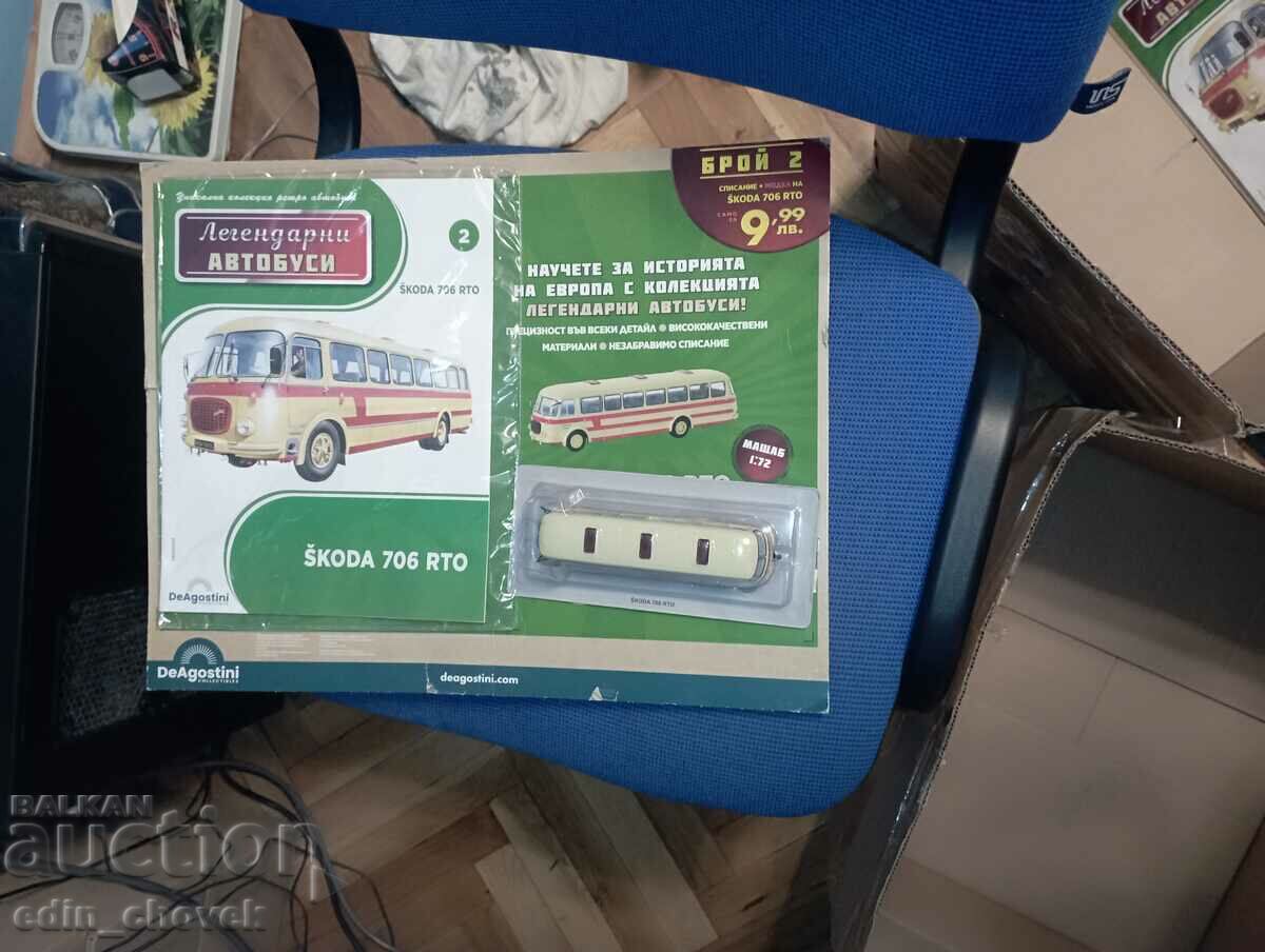 1/72 The legendary buses #2 Skoda 706 RTO.