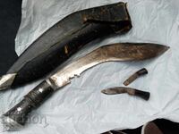 Παλιό μαχαίρι, μεγάλος στρατιωτικός, μάχη Kukri, Νεπάλ, κόκαλο, cania,