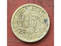 Germany 10 Reichspfennig 1931 F