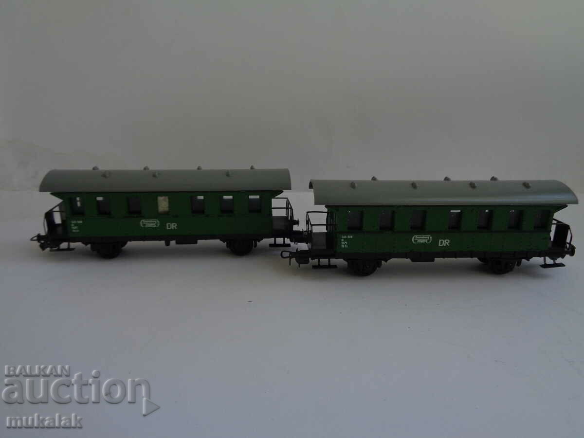 PIKO PIKO H0 1/87 LOCOMOTIVE WAGON TRAIN RAILWAY TRAIN 2 BR