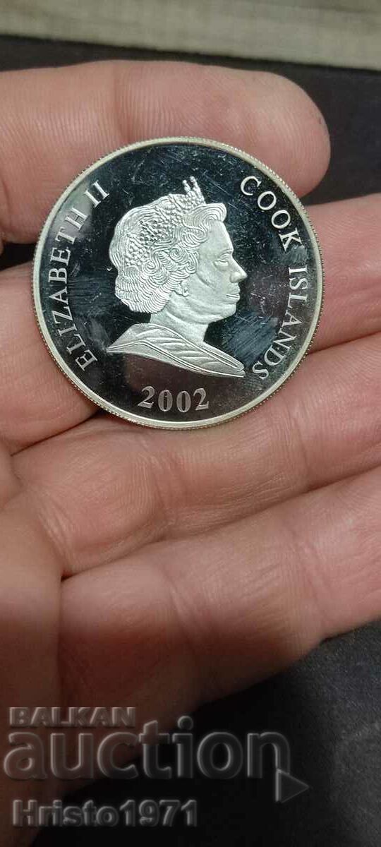 1 dollar 2002 cook island